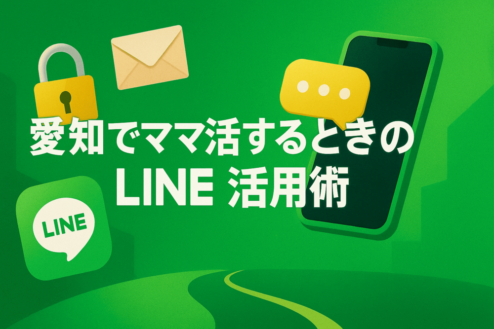 愛知でママ活するときのLINE活用術