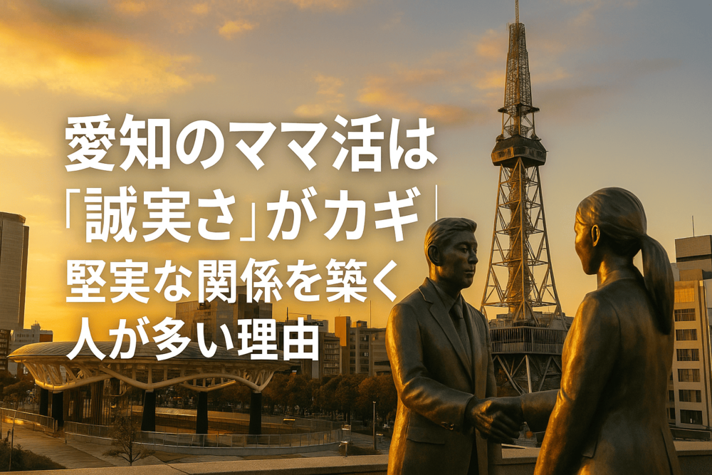 愛知のママ活は“誠実さ”がカギ｜堅実な関係を築く人が多い理由